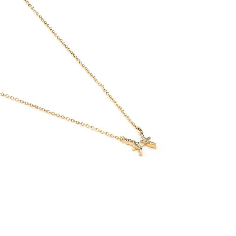 Silk & Steel Pisces Necklace image number 2